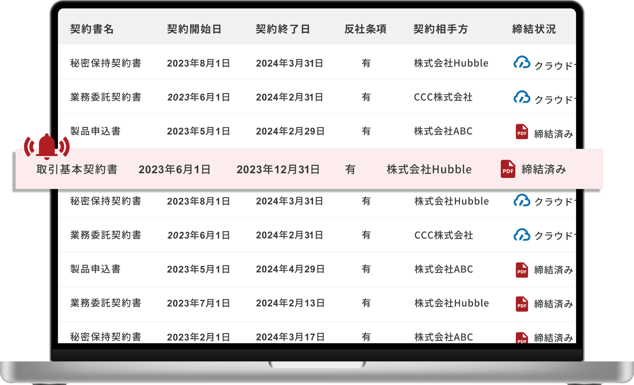 Hubble miniサービスイメージ